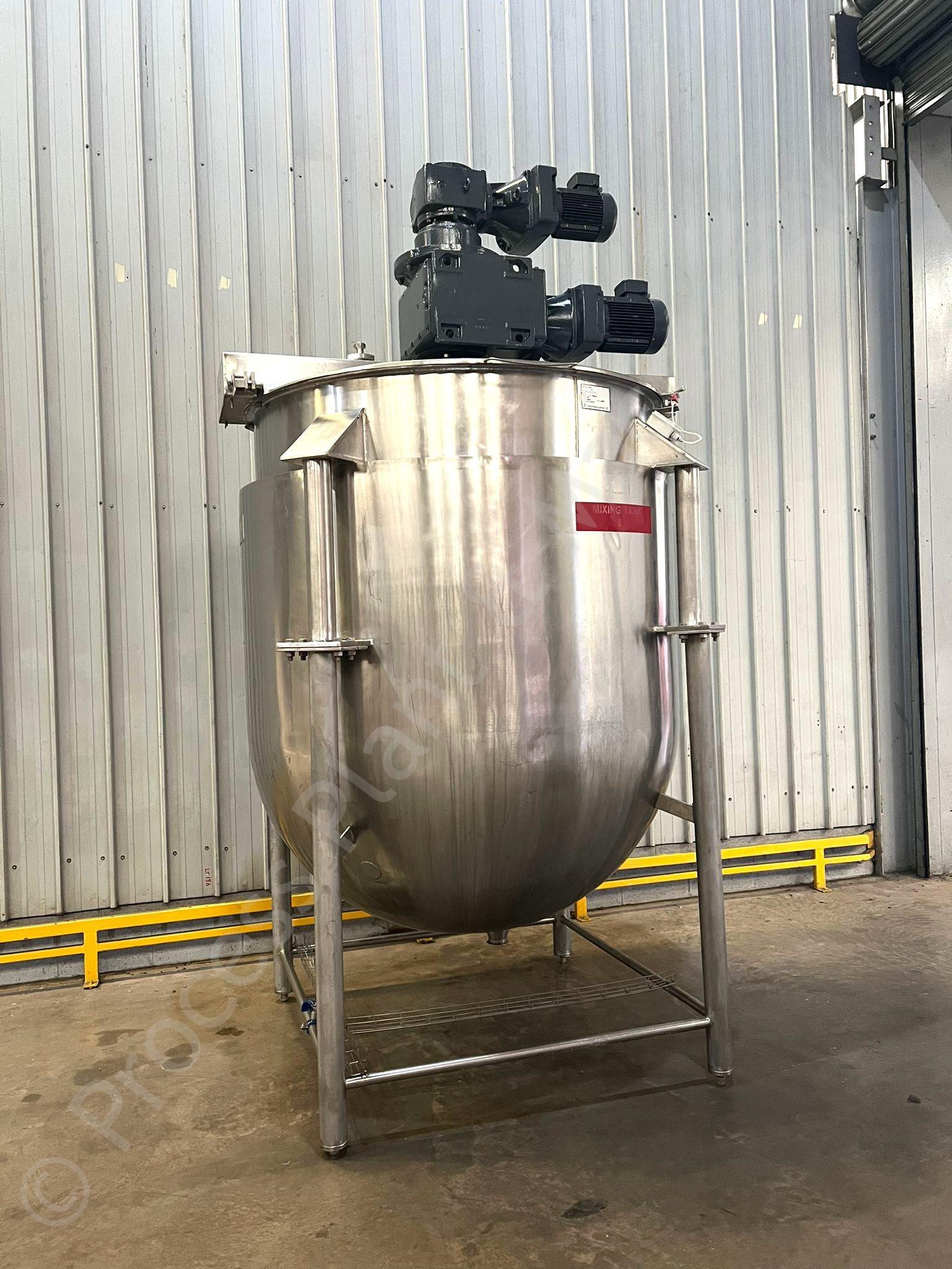 Ltr Jacketed Tank With Contra Rotating Mixer Ppm Ltd