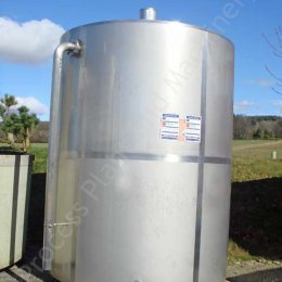~11,000 Ltr Stainless Steel Insulated & Stainless Steel Clad Tank