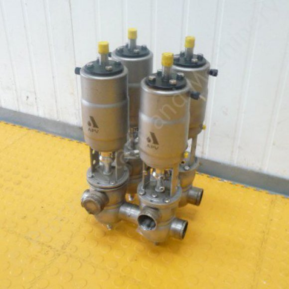 2 Inch APV Actuated Valve Cluster