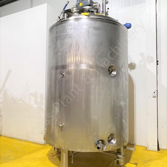 8240 5kl Jacketed Mix Tank With Coil 2