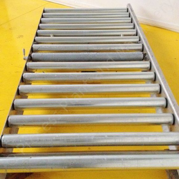 Stainless Steel Gravity Roller Pallet Conveyor