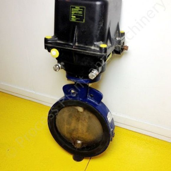 10 Inch Tyco Keystone Lined Butterfly Valve with Electric Actuator