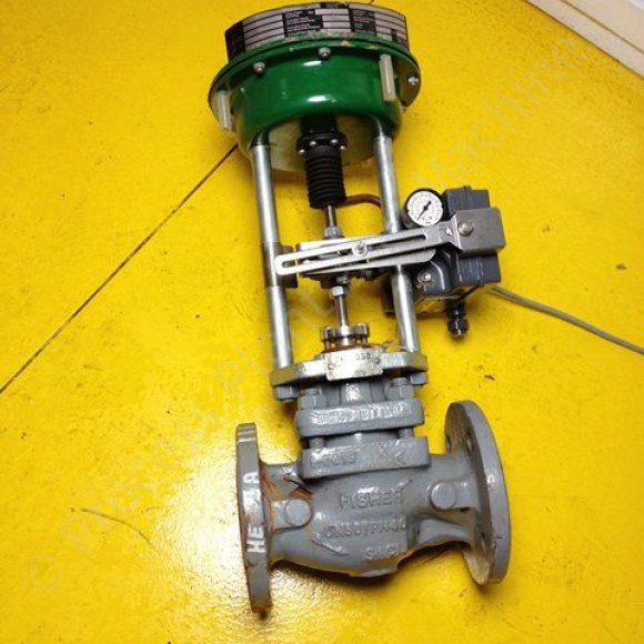 2 Inch Fisher 1018 S Sliding-Stem Control Valve With 3024S Actuator