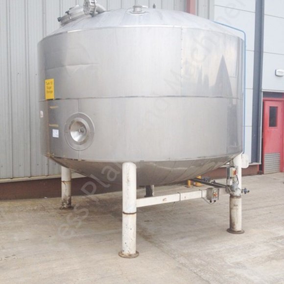 ~9,000 Ltr Stainless Steel Insulated & Clad Holding Tank