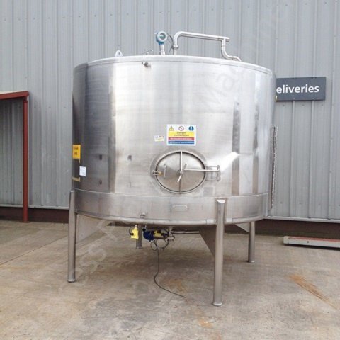 8,000 Ltr Giusti Stainless Steel Holding Tank | Process Plant ...