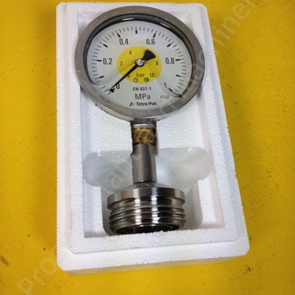 Tetra Pak 2Â½ inch 10 bar Pressure Gauge (Never Used)