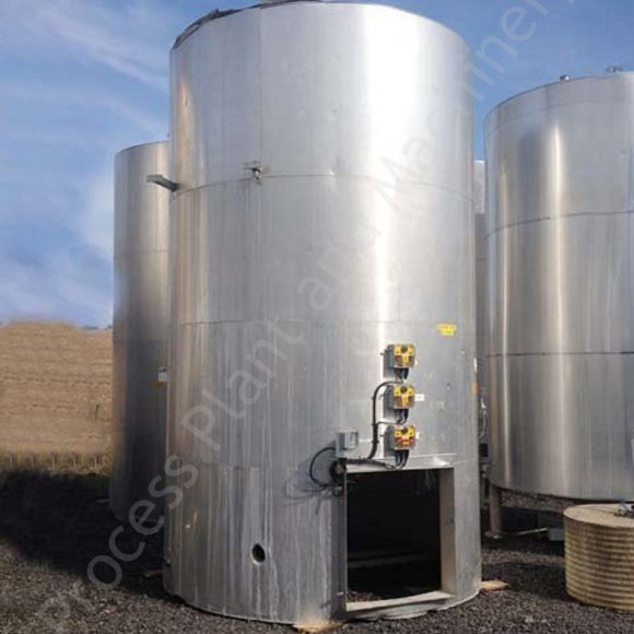 ~8,000 Ltr Stainless Steel Insulated & Electrical Trace Heated Holding Tank