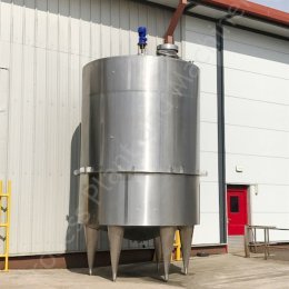 20,000 Ltr Stainless Steel Insulated Tank with Top-Mounted Paddle Mixer