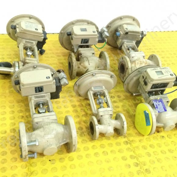 Various Samson Globe Control Valves with Positioner