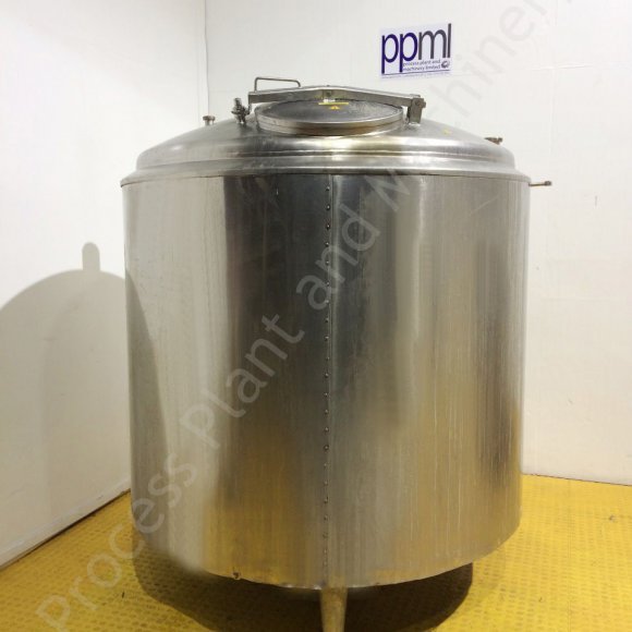 2,000 Ltr Stainless Steel Insulated Tank with Botton Entry Sweep-Mixer