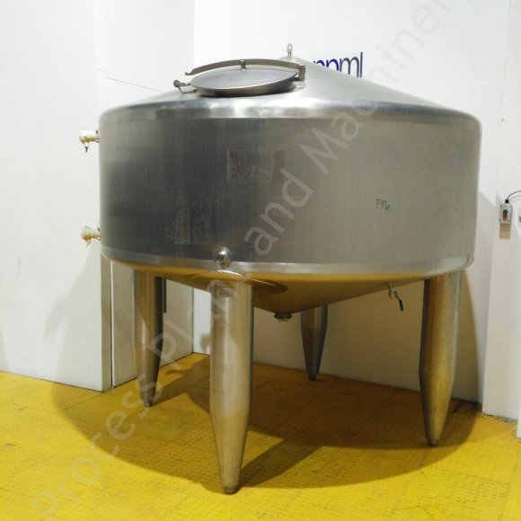 3,500 Ltr APV Stainless Steel Single Skinned Holding Tank