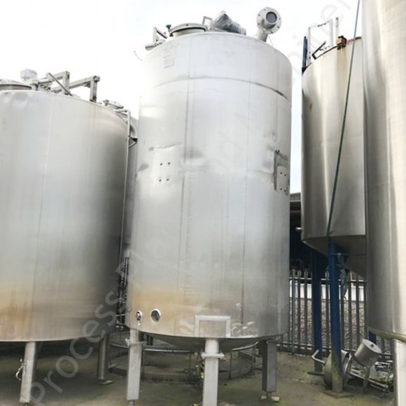 10,000 Ltr Stainless Steel Insulated Tank with Top Multi-Paddle Mixer