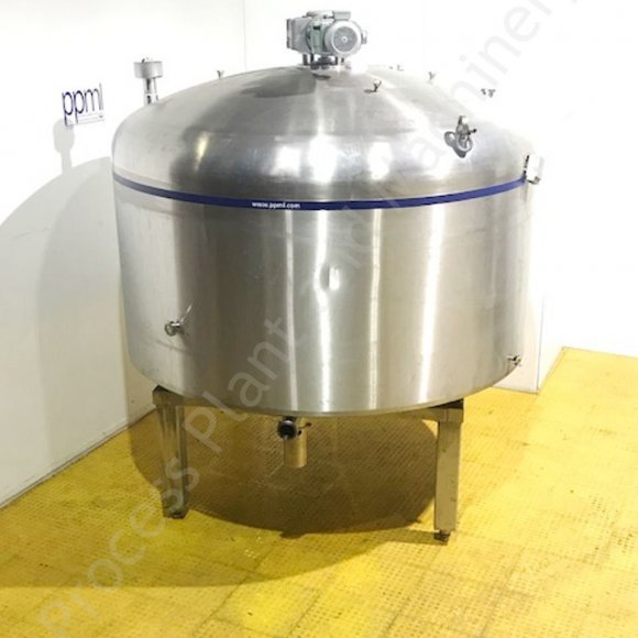 7,500 Ltr Stainless Steel Jacketed Cheese Vat