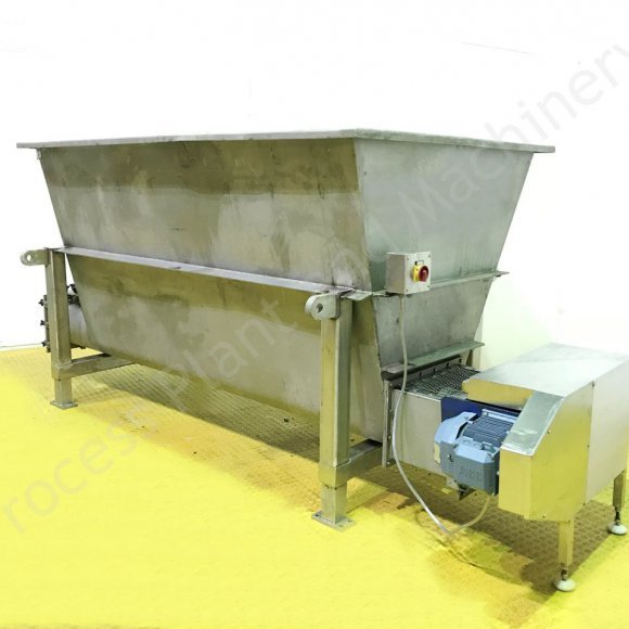 ~2,500 Ltr Stainless Steel Twin-Screw Feeder