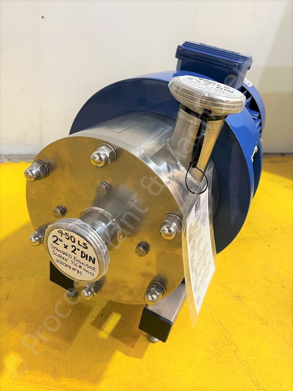 7.5kw Silverson 450LS Inline High Shear Mixer PPM Ltd